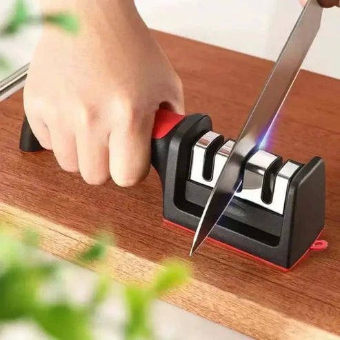 Aiguiseur de couteaux 3 en 1