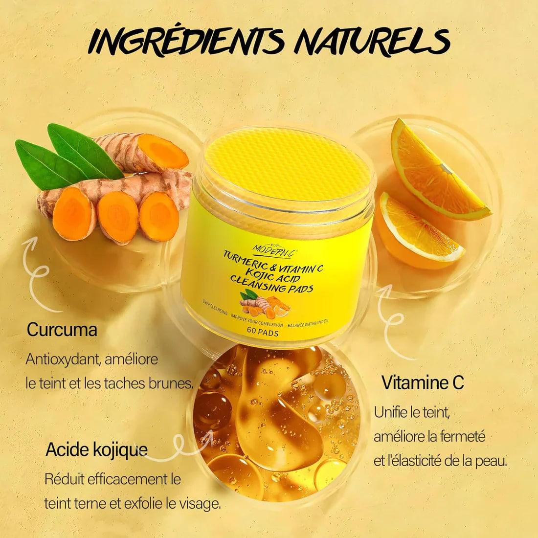 Nettoyants & Exfoliants Visage au Curcuma