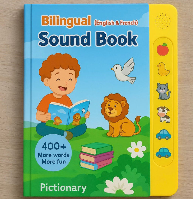 Livre sonore bilingue (français et anglais)