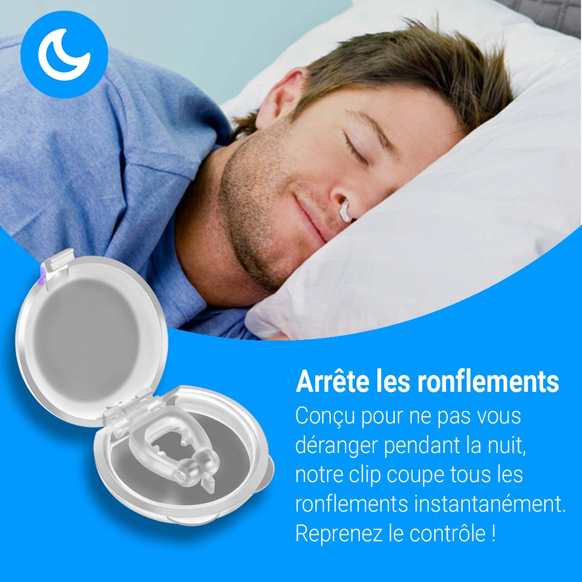 Pince-nez anti-ronflement